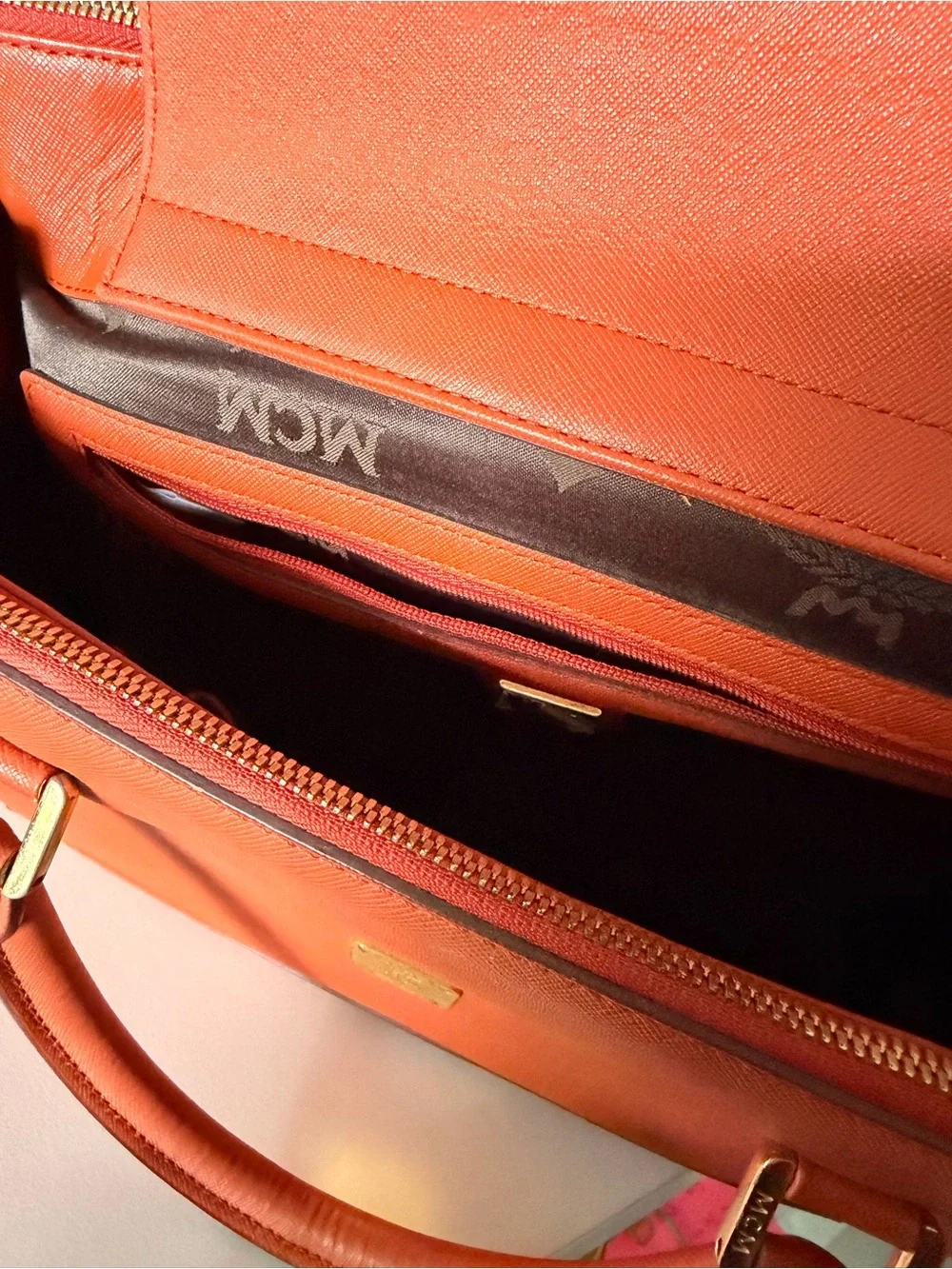MCM Top-Handle Satchel